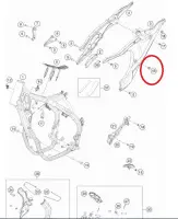 Клипса резиновая HQ