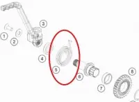 Возвратная пружина кикстартера SX85/TC85/125(18)