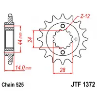 Звезда ведущая JTF1372.17