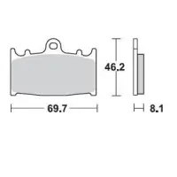 Колодки 715CM55 Braking 