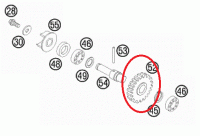 Шестерня привода помпы KTM85(с12), original