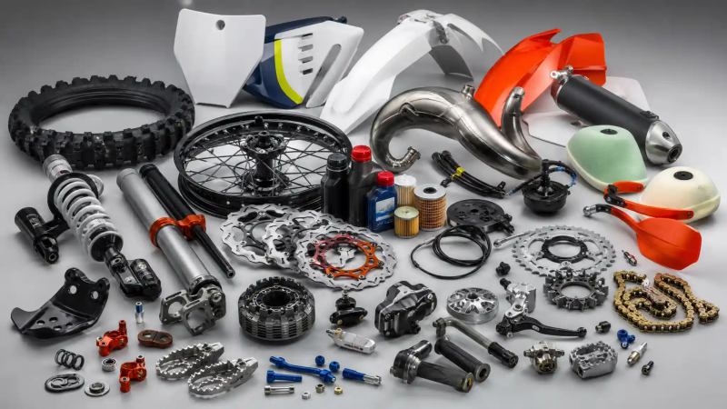 Запчасти и расходники для кроссовых и эндуро-мотоциклов Husqvarna, GasGas и KTM
