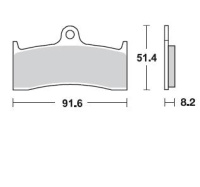 Колодки 801SM1 Braking
