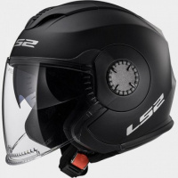 Шлем дорожный LS2 OF570 VERSO SOLID BLACK