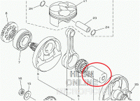 Палец шатунный YZF250(14)