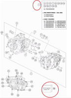 Прокладки двигателя FC450(17) original