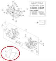 Прокладка картера KTM125