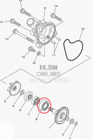 Подшипник помпы YZF250/450