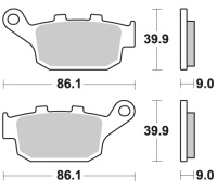 Колодки 956CM44 Braking  