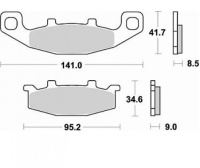 Колодки 698CM56 Braking