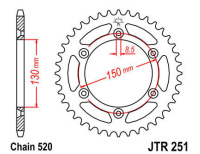 Звезда ведомая YZ/YZF 49 JT