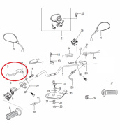 Рычаг сцепления Bajaj Boxer X  NS/RS/AS 200/150 