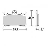 Колодки 715CM55 Braking 