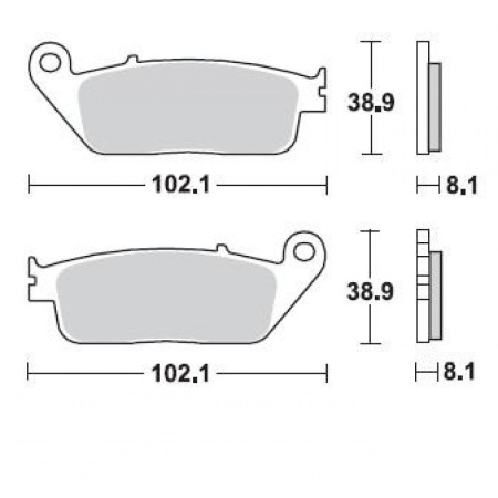 Колодки 716SM1 Braking