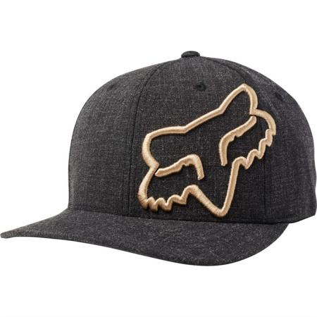 Бейсболка FOX Clouded Flexfitt Black/Gold
