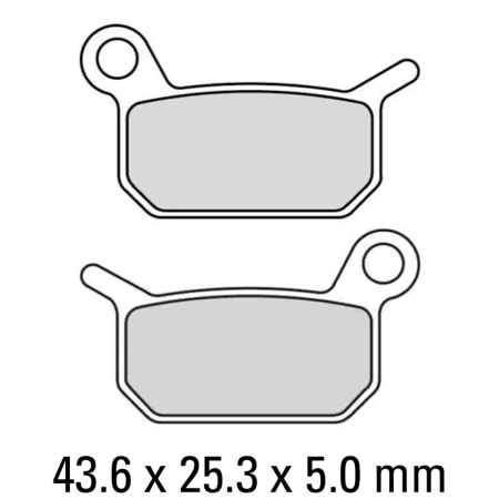 Колодки 897 КТМ50/65, Braking, 