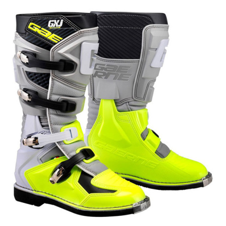 Мотоботы Gaerne GXJ Grey Yellow Fluo