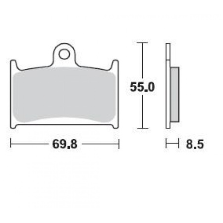 Колодки 707CM55 Braking 