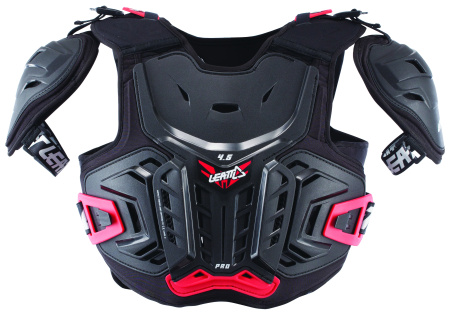 Защита панцирь подрост. Leatt Chest Protector 4.5 Pro Junior Black/Red S/M (134-146)