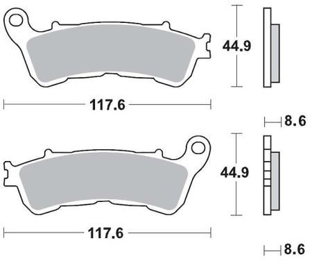 Колодки 910CM55 Braking
