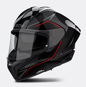 Шлем дорожный Airoh Matryx Carbon Stylish, gloss