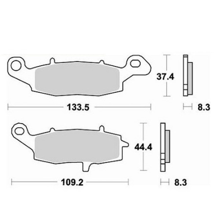 Колодки 782CM55 Braking