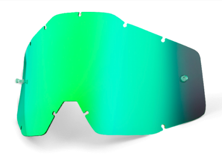 Фильтр в очки 100% Mirror Green Anti-Fog