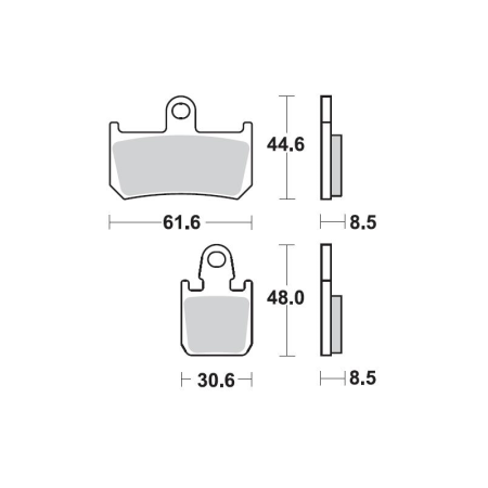 Колодки 928CM55 Braking