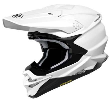 Шлем кроссовый Shoei VFX-WR PLAIN White L
